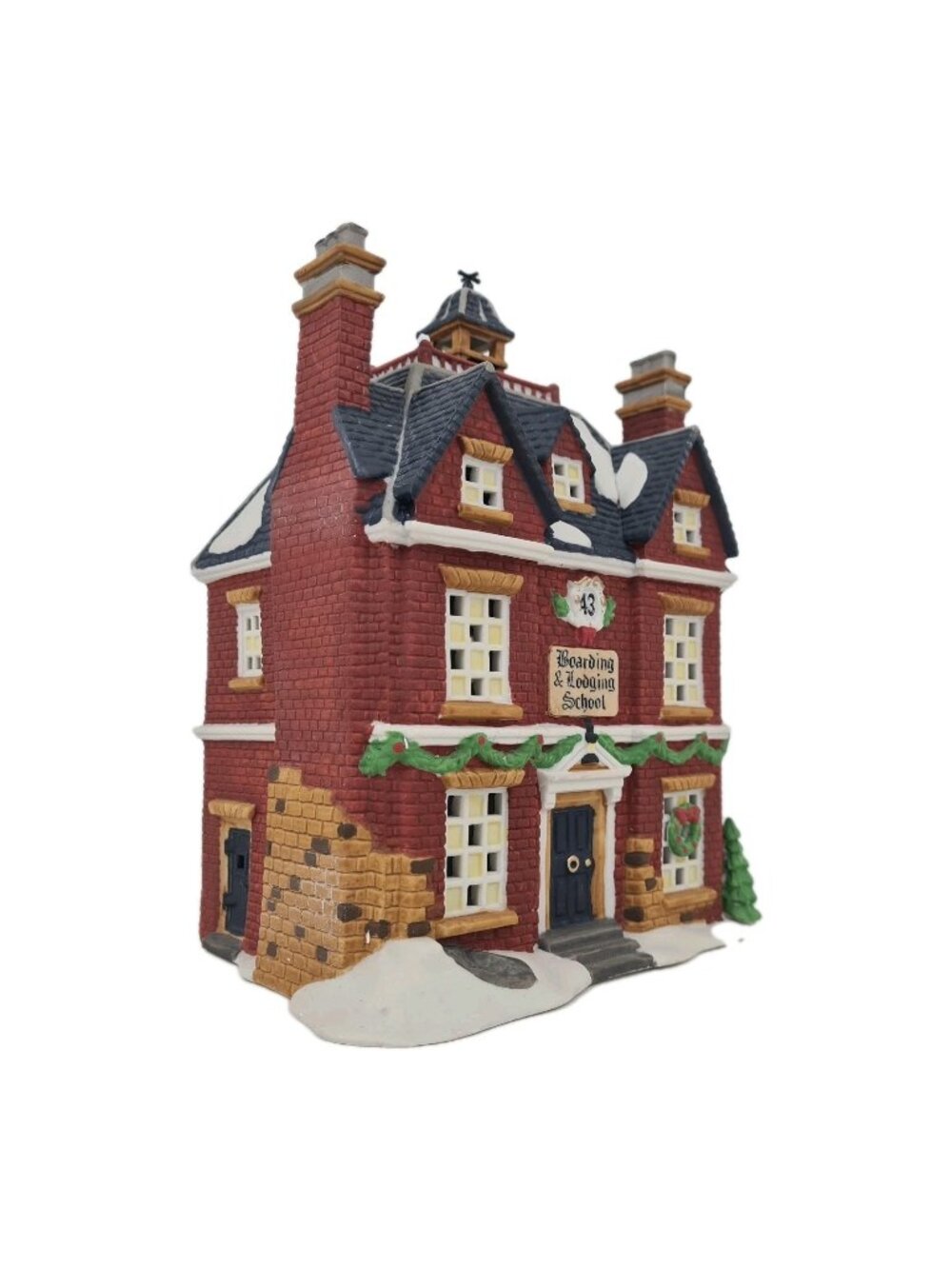 Department 56 Dickens Christmas Village "Boarding and Lodging School" 5810-6